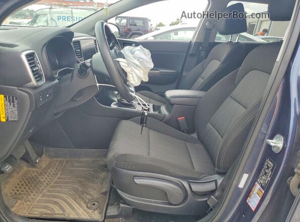 KNDPMCAC9N7954807 2022 KIA SPORTAGE Blue Front interior view