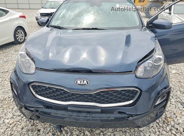 KNDPMCAC9N7954807 2022 KIA SPORTAGE Blue Engine compartment view