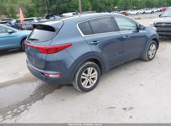 KNDPMCACXH7121389 2017 KIA SPORTAGE Синий Задняя правая четверть