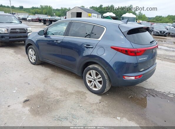 KNDPMCACXH7121389 2017 KIA SPORTAGE Синий Задняя левая четверть