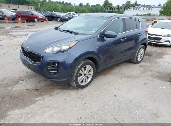 KNDPMCACXH7121389 2017 KIA SPORTAGE Синий Передняя левая четверть