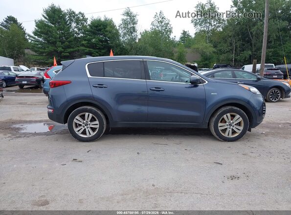 KNDPMCACXH7121389 2017 KIA SPORTAGE Синий Вид задней части салона