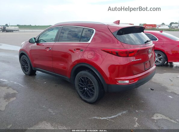 KNDPMCACXH7151881 2017 KIA SPORTAGE Red Tył lewy