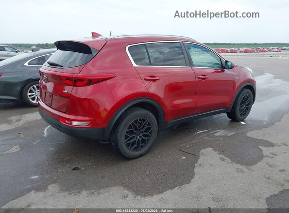 KNDPMCACXH7151881 2017 KIA SPORTAGE Red Tył prawy