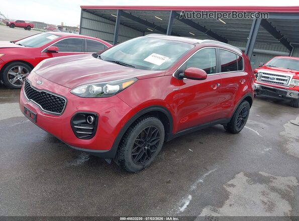 KNDPMCACXH7151881 2017 KIA SPORTAGE Red Przód lewy