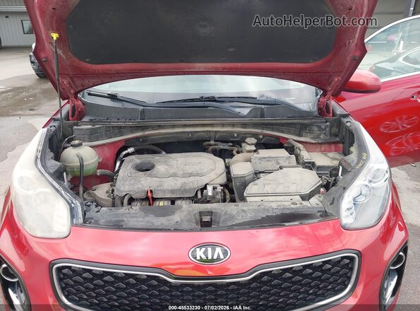 KNDPMCACXH7151881 2017 KIA SPORTAGE Red Widok z tyłu