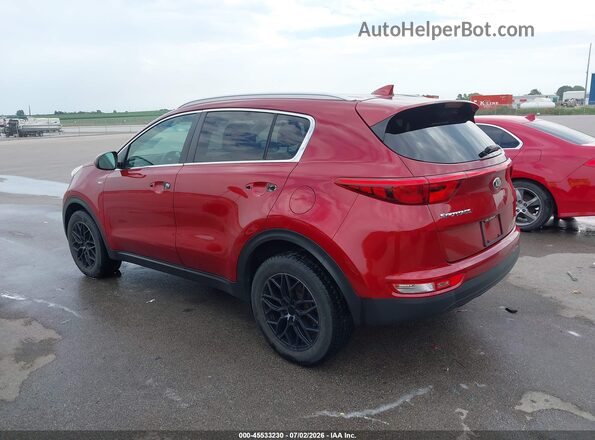 KNDPMCACXH7151881 2017 KIA SPORTAGE Red Widok wnętrza 360 stopni