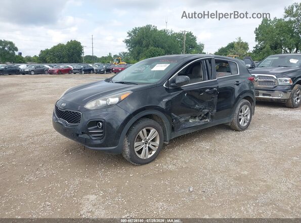 KNDPMCACXH7172990 2017 KIA SPORTAGE Black Przód lewy