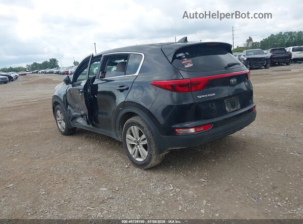 KNDPMCACXH7172990 2017 KIA SPORTAGE Black Tył lewy