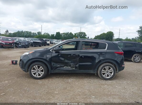 KNDPMCACXH7172990 2017 KIA SPORTAGE Black Widok wnętrza 360 stopni