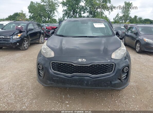 KNDPMCACXH7172990 2017 KIA SPORTAGE Black Widok zestawu wskaźników