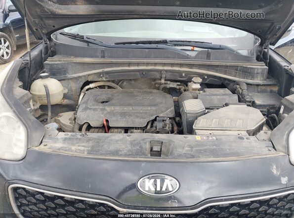 KNDPMCACXH7172990 2017 KIA SPORTAGE Black Widok z tyłu