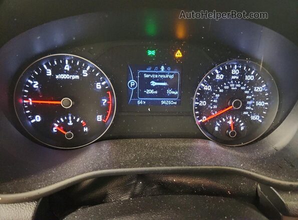 KNDPMCACXH7268554 2017 KIA SPORTAGE Red Widok zestawu wskaźników