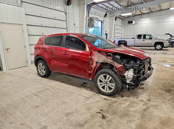 KNDPMCACXH7268554 2017 KIA SPORTAGE Red Przód prawy