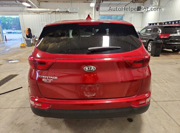 KNDPMCACXH7268554 2017 KIA SPORTAGE Red Widok z tyłu