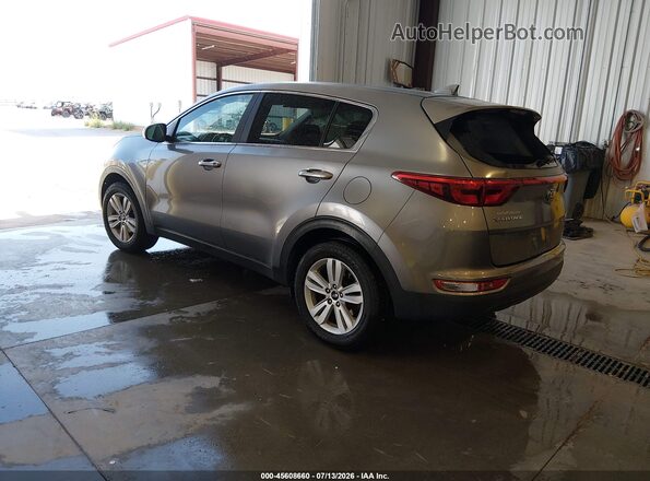 KNDPMCACXJ7332002 2018 KIA SPORTAGE Серый Задняя левая четверть