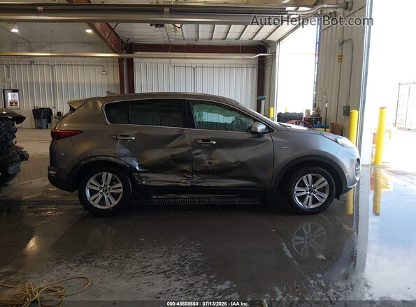 KNDPMCACXJ7332002 2018 KIA SPORTAGE Серый Вид задней части салона