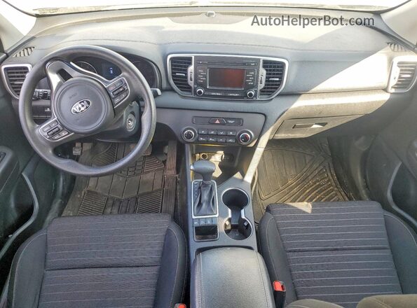 KNDPMCACXJ7393429 2018 KIA SPORTAGE Silver Dashboard view