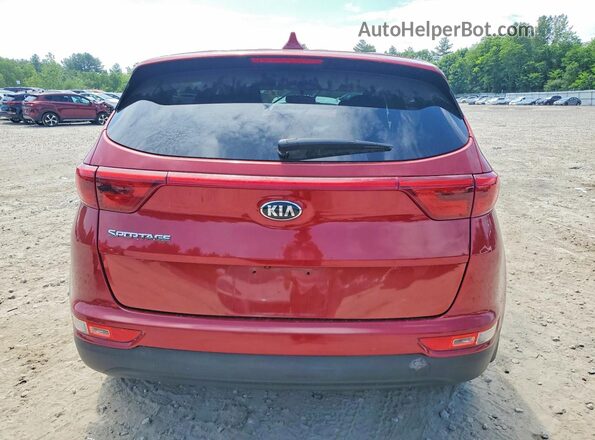 KNDPMCACXK7531777 2019 KIA SPORTAGE Красный Вид сзади