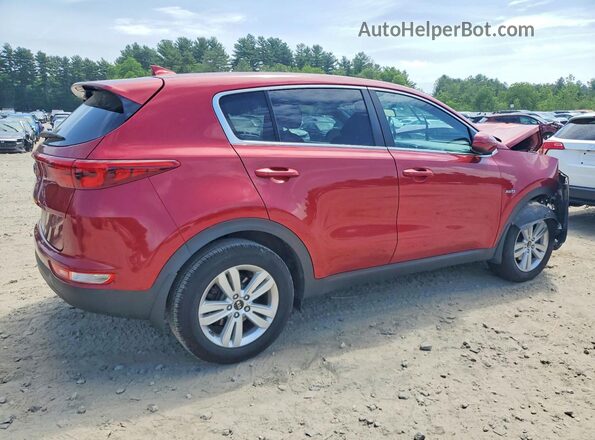 KNDPMCACXK7531777 2019 KIA SPORTAGE Красный Задняя правая четверть
