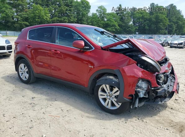 KNDPMCACXK7531777 2019 KIA SPORTAGE Красный Передняя правая четверть