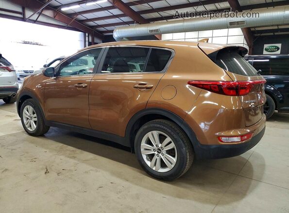 KNDPMCACXK7566593 2019 KIA SPORTAGE Коричневый Задняя левая четверть
