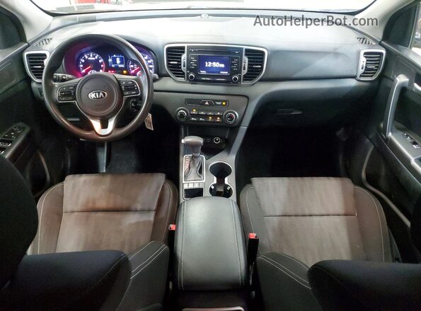 KNDPMCACXK7566593 2019 KIA SPORTAGE Коричневый Вид панели приборов
