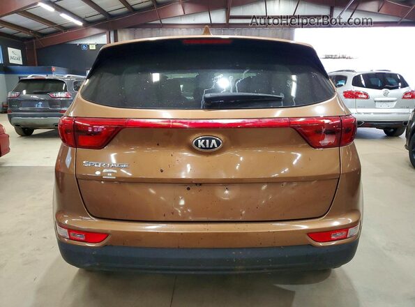 KNDPMCACXK7566593 2019 KIA SPORTAGE Коричневый Вид сзади
