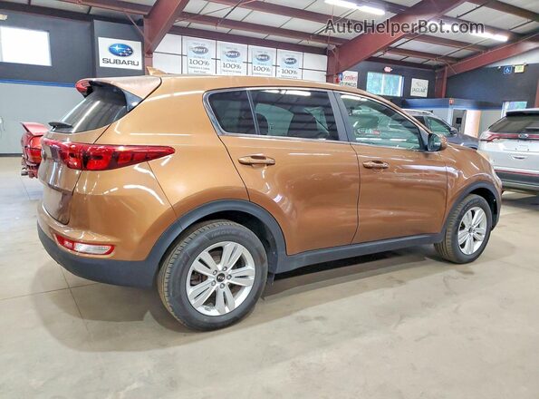KNDPMCACXK7566593 2019 KIA SPORTAGE Коричневый Задняя правая четверть