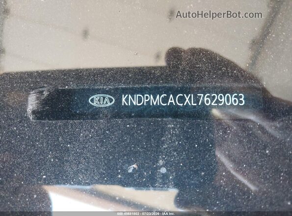 KNDPMCACXL7629063 2020 KIA SPORTAGE Gray ძრავის განყოფილების ხედი