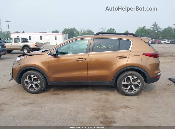 KNDPMCACXM7847585 2021 KIA SPORTAGE Коричневый Панорамный вид салона 360°