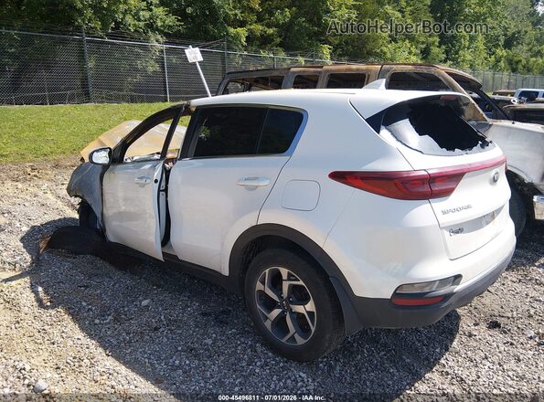 KNDPMCACXM7915285 2021 KIA SPORTAGE White Trasero izquierdo