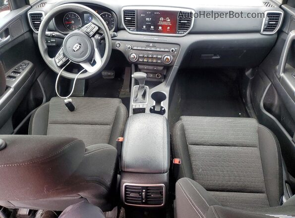 KNDPMCACXN7949762 2022 KIA SPORTAGE Red Dashboard view