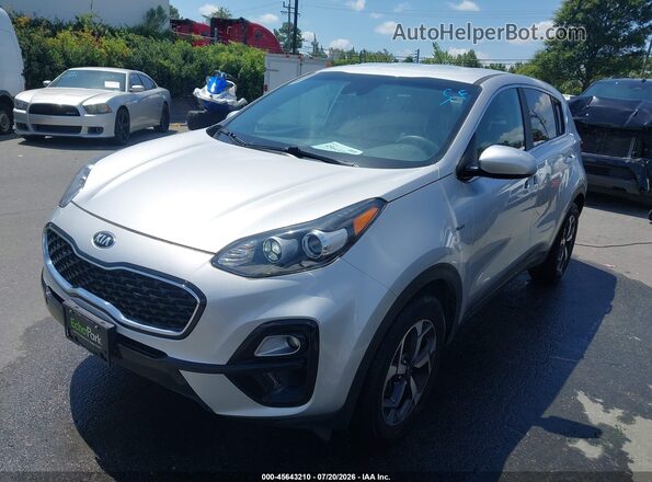KNDPMCACXN7951611 2022 KIA SPORTAGE Silver წინა მარცხენა ხედი სამი მეოთხედიდან