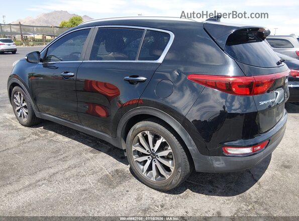 KNDPN3AC0H7186605 2017 KIA SPORTAGE Черный Задняя левая четверть