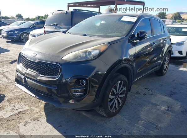KNDPN3AC1J7354564 2018 KIA SPORTAGE Black Front left