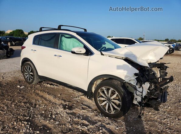 KNDPN3AC3J7387226 2018 KIA SPORTAGE Белый Передняя правая четверть