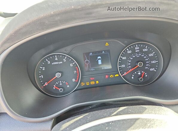 KNDPN3AC3J7387226 2018 KIA SPORTAGE Белый Вид щитка приборов