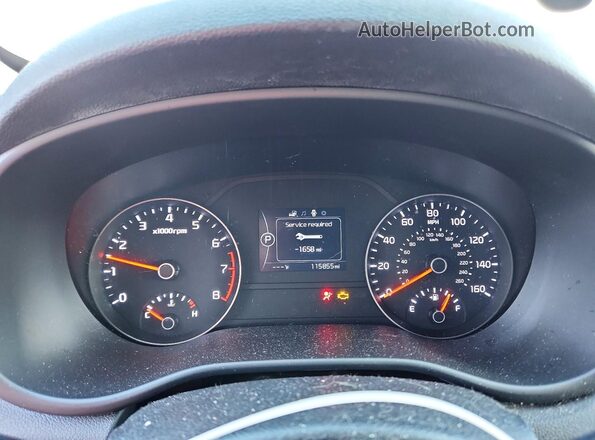 KNDPN3AC4H7215538 2017 KIA SPORTAGE Silver Սարքավորումների վահանակի տեսք