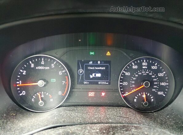 KNDPN3AC4J7387896 2018 KIA SPORTAGE Tan Vista del cuadro de instrumentos