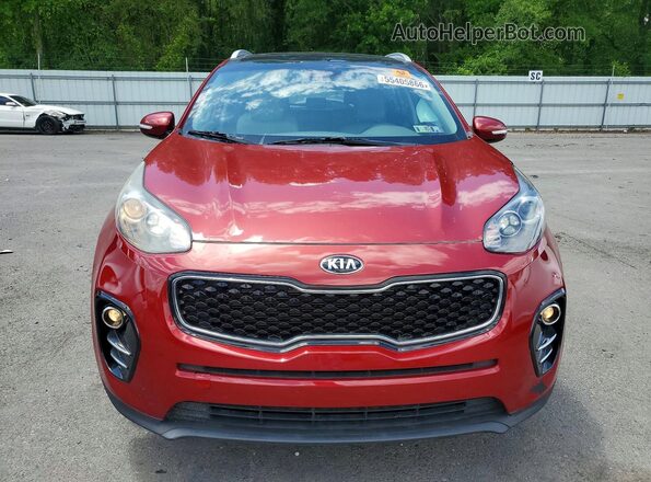 KNDPN3AC5H7212972 2017 KIA SPORTAGE Red Դիմացի տեսք