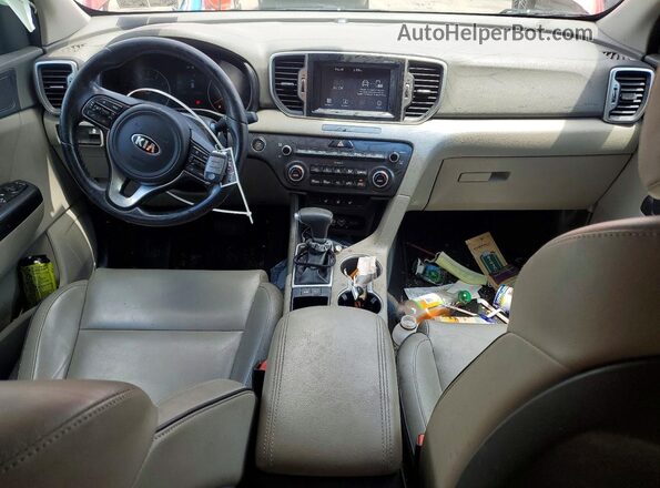 KNDPN3AC5H7212972 2017 KIA SPORTAGE Red Առջևի վահանակի տեսք
