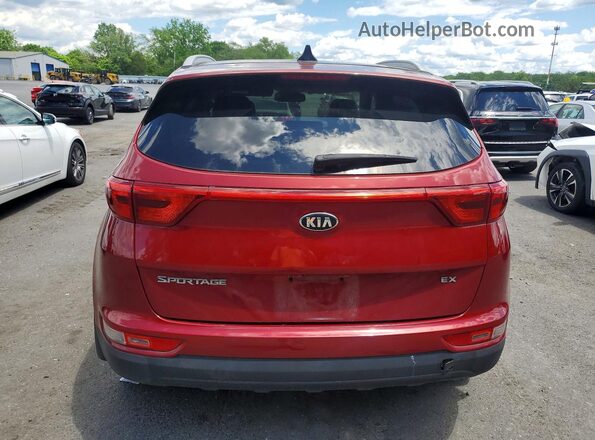 KNDPN3AC5H7212972 2017 KIA SPORTAGE Red Հետևի տեսք