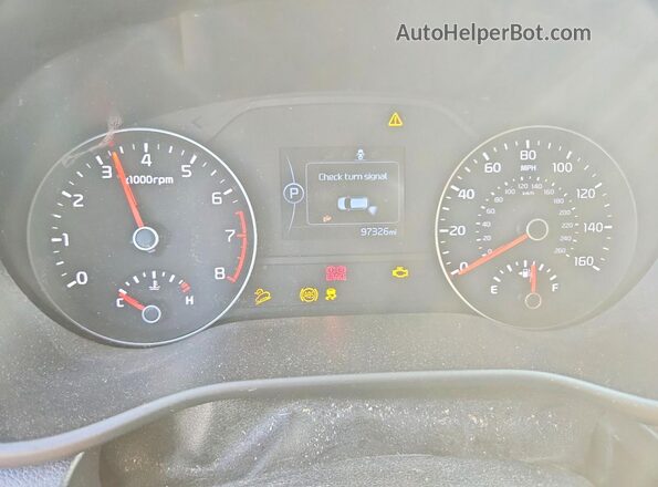 KNDPN3AC5J7421022 2018 KIA SPORTAGE Gray Widok zestawu wskaźników