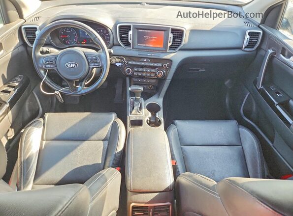 KNDPN3AC5J7421022 2018 KIA SPORTAGE Gray Widok deski rozdzielczej