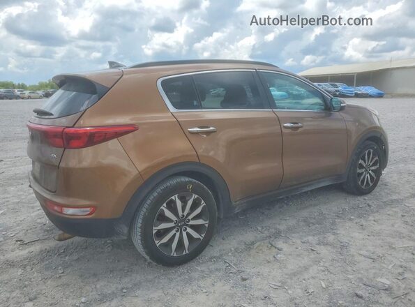 KNDPN3AC5J7480202 2018 KIA SPORTAGE Золотой Задняя правая четверть