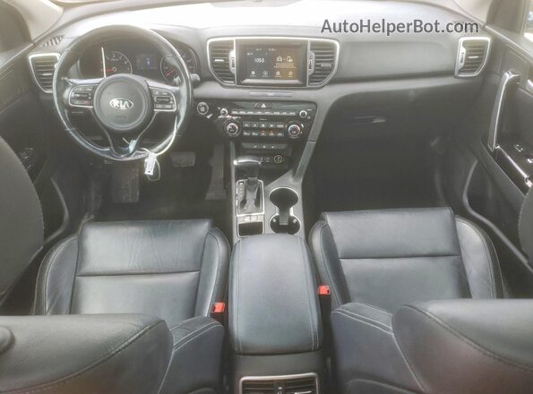 KNDPN3AC5J7480202 2018 KIA SPORTAGE Золотой Вид панели приборов