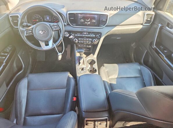 KNDPN3AC5L7658533 2020 KIA SPORTAGE Blue Вид панелі приладів