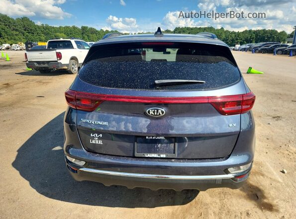 KNDPN3AC5L7658533 2020 KIA SPORTAGE Blue Вид ззаду