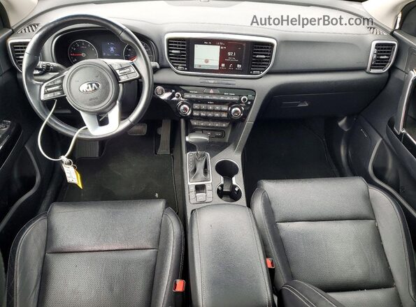 KNDPN3AC5M7855249 2021 KIA SPORTAGE Серебряный Вид панели приборов